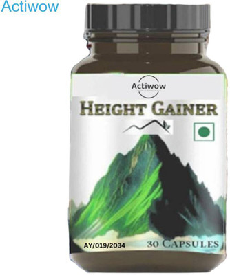 ACTIWOW Height Gainer Capsules for Tall Height Achievement(30 Capsules)