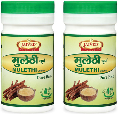 Jaived Ayurveda Mulethi Churna | Soothes Throat, Boosts Immunity & Supports Digestion(Pack of 2, 200 g)