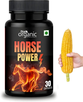 dial organic Horse Power Capsule for men's Stamina booster & Xtra Power Capsule(30 Capsules)