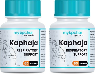 myupchar ayurveda Kaphaja Respiratory Support Veg 60 Capsules(Pack of 2)