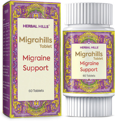 Herbal Hills Migrahills 60 Tablets - Pack of 2(Pack of 2, 120 Capsules)