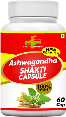 VIKJIT HERBALS ASHWAGANDHA SHAKTI CAPSULE(60 Capsules)