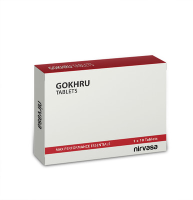 Nirvasa Gokhru Tablets (250mg) with Natural Gokhru Extract (10 tablets)(10 Tablets)