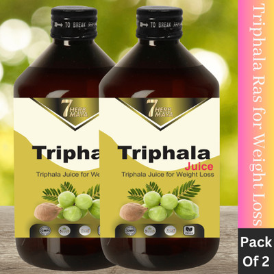 7Herbmaya Trifala Juice | Slim Juice | Fat Reduce Juice | Trifala Fat Reduce Juice(Pack of 2, 980 ml)