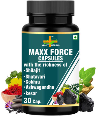 VIKJIT HERBALS MAXX FORCE CAPSULES(30 Capsules)