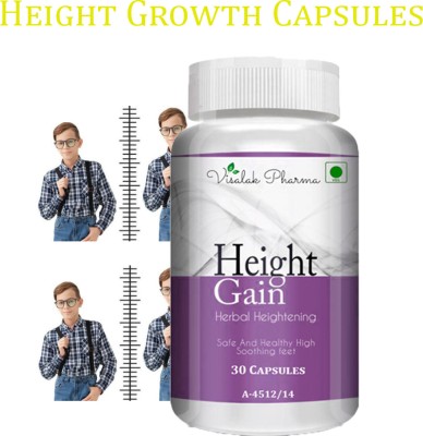 visalak pharma Height Gain Height Increasing Booster (An Ayurvedic Growth Maximizer)