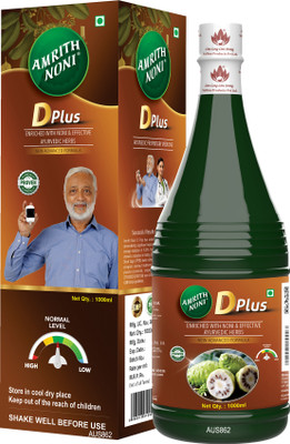 AMRITH NONI D-PLUS 1000 ml Fruit of Noni Juice Helps In Diabetes(1000 ml)