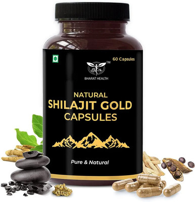 BHARAT HEALTH SHILAJIT GOLD CAPSULE (60 VEG CAPSULE)(60 Capsules)