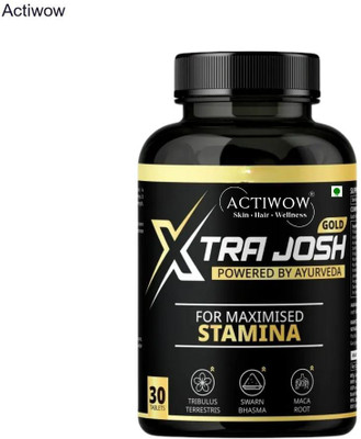 ACTIWOW Xtra Josh Gold Capsules - Herbal Boost for Men(30 Capsules)