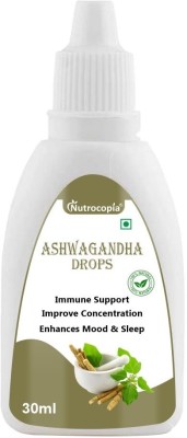 NUTROCOPIA Ashwagandha Drop for Boost Strength Immunity & Erergy/Mind Relaxer (30ml)