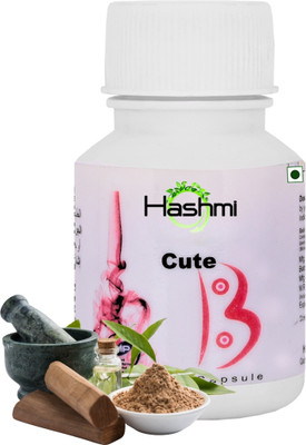 Hashmi Cute B Capsules, Natural Solution for Help to Reduction & Shaping(20 Capsules)