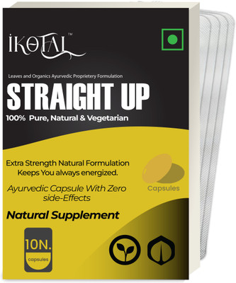 IKOTAL Straight Wellness Power Capsule For Men \ Boosts immunity & Reduce Tiredness(Pack of 4, 40 Capsules)