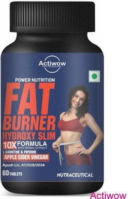 ACTIWOW Fat Burner Tablets with Garcinia & Rhodiola for Fat Loss SupportY01(60 Tablets)