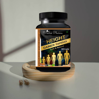 visalak pharma Height Gainer Natural & Pure Height Gainer cap-sules(30 Capsules)