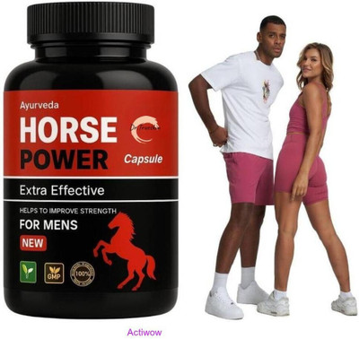 Dr.TrueSkin Horse Power Capsules For Men Support Max Strength Original D59(30 Capsules)