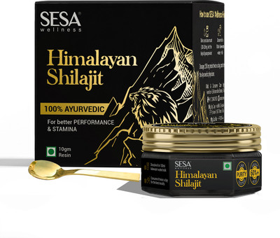 SESA Ayurvedic Pure Himalayan Shilajit Resin Boost Stamina, Immunity, Power & Energy(10 g)