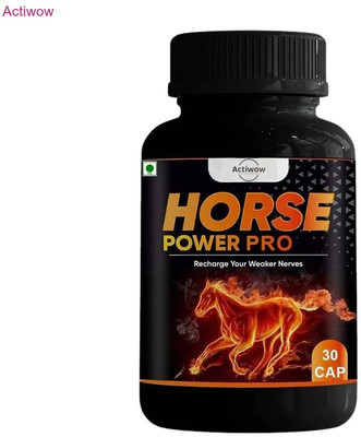 ACTIWOW Horse Power Pro Capsule Recharges energy & builds confidence CR78FD(30 Capsules)