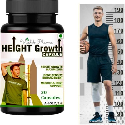 visalak pharma Height Growth- 30 veg capsules Increase Height, Boost Confidence