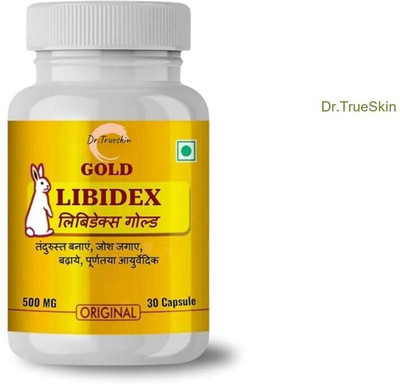 Dr.TrueSkin Libidex Gold Capsules Premium Ayurvedic Active Life Stamina(30 Capsules)