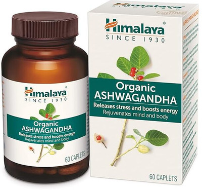 HIMALAYA Organic Ashwagandha Pack of 60(165 g)