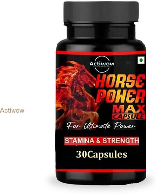 Horse Power Max Capsules For Real Results, Choose Real Herbs X09(30 Capsules)