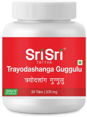 SRI SRII TATTVA Trayodashanga Guggulu - Sciatica, 30 tabs | 300mg(Pack of 6, 30 Tablets)