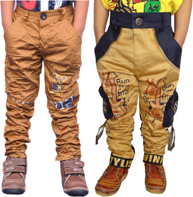 AD & AV Regular Fit Boys Multicolor Trousers