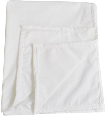 ADBENI HOME Polyester Baby Bed Protecting Mat(White, Extra Large)