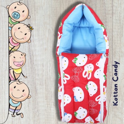 Kotton Candy 3-in-1 Infant Carry Bedcum & Cotton Carry Nest Convertible Boat Design(Fabric, Red)