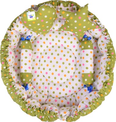 Toddylon New Born Baby Boys & Baby Girls Essential Bedding Set Standard Crib(Fabric, Green)