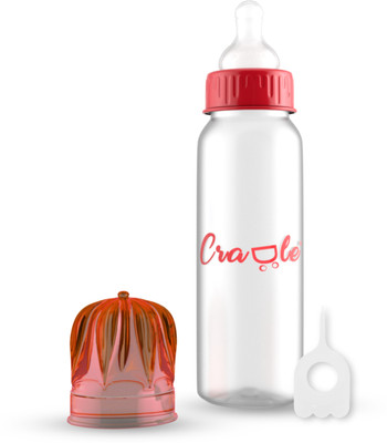 Cradle CRYSTAL FEEDING BOTTLE - 250 ml(Red)