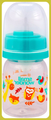 Pappa Premium Stainless Steel Feeding Bottle for Baby - 75 ml(transparent)