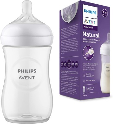 Philips Avent Natural Response Baby Bottle -Model SCY903/01 - 260 ml(White)