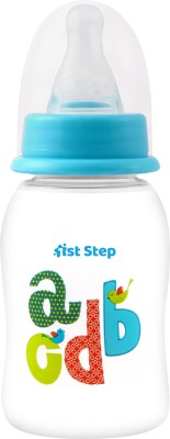 1st Step BPA Free Baby Feeding Bottle with Anti-Colic Nipple for Infants - 120 ml (Blue) - 120 ml(Blue)