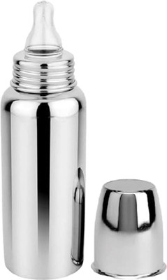 BLUSCAILE Baby feeding bottle ,BPA Free, Anti-colic, Plastic-Free, 250ml,(Stainless Steel) - 250 ml(ONE BOTTLE ONLY)