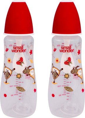 Small Wonder Feeding Bottle250 ml PP CANDY-Red Pack of 2 - 250 ml(Red)