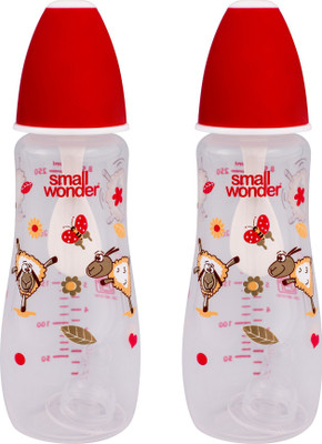 Small Wonder Feeding Bottle250 ml PP CANDY-Red Pack of 2 - 250 ml(Red)