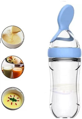 TEDRED Baby Spoon Bottle Feeding - 90 ml(Blue, Green)