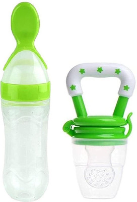 Babylib SPOON FEEDER/FRUIT NIBBLER - 90 ml(Green, Green)