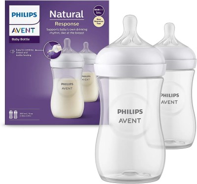 Philips Avent Natural Bottle 260ml (Twin) SCY903/02 - 520 ml(White)