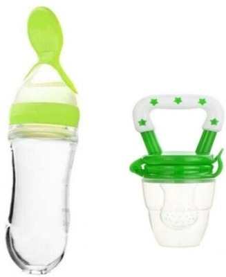 CHILD CHIC feeding bottle and food feeder combo - 90 ml(Green)