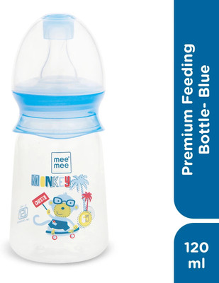 MeeMee PREMIUM FEEDING BOTTLE - 120 ml(Blue)
