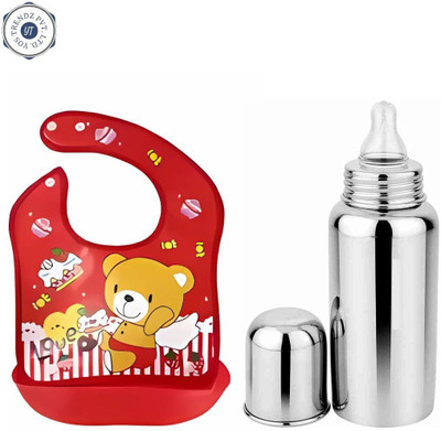 SHISHI SHISHIFood Grade Stainless Steel 2081feedingbottle - 250 ml(multicolour V)