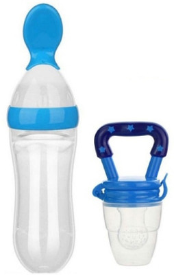 CROSAL SpnB+SthrB Teether and Feeder(Blue)