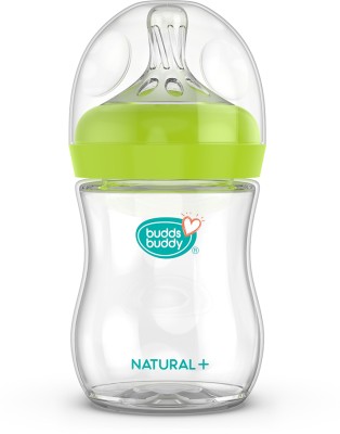 Buddsbuddy BPA Free NATURAL+ Baby Feeding Bottle, 1pc - 150 ml(Green)