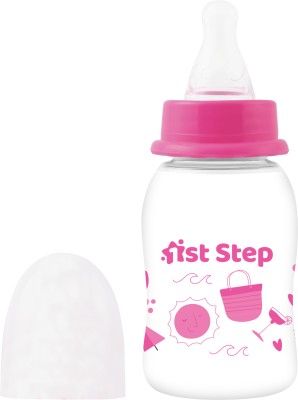 1st Step BPA Free Baby Feeding Bottle with Anti-Colic Nipple for Infants - 125 ml(Pink)