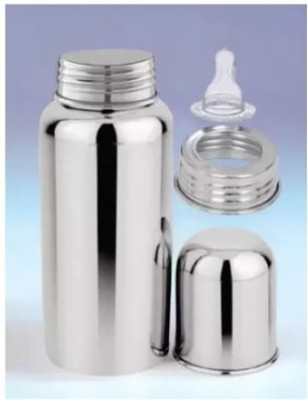 Boan Boan C New Born Baby Stainless Steel Feeding Bottle For New Born Baby 002 - 250 ml(Silver)