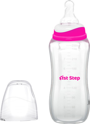 1st Step 8 oz/ 250 ml BPA Free Feeding Bottle - 250(Pink)