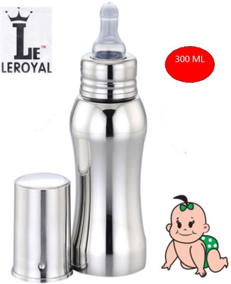 LEROYAL Stainless Steel Bottle - 300 ml(Silver)