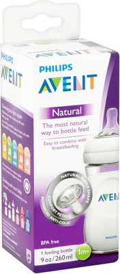 Philips Avent Avent Natural Feeding Bottle 260 ml - 260 ml(White)
